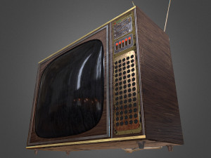 soviet tv ruby c-208 3D Модель