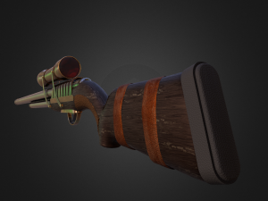 sniper rifles Model 3D