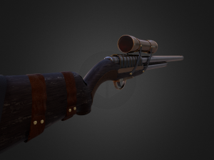 sniper rifles Model 3D