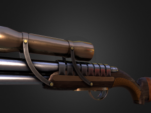 sniper rifles Model 3D