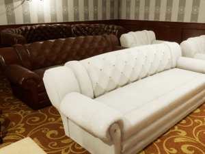 classic furniture and props 3D-Modell