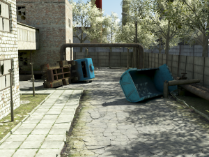 abandoned factory level Model 3D