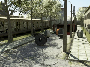 abandoned factory level 3D Model