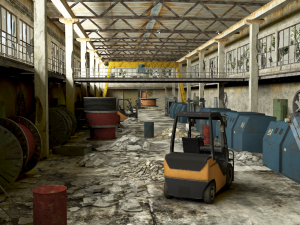 abandoned factory level Model 3D