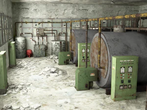 abandoned factory level 3D Model