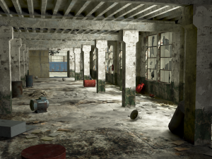 abandoned factory level Model 3D