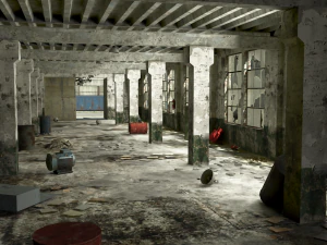 abandoned factory level 3D Model