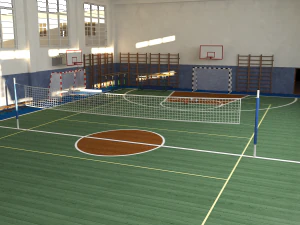 school scene 3D Model