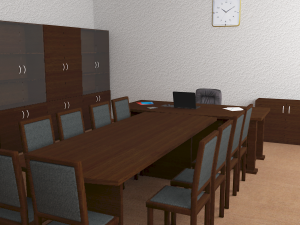 school scene Model 3D