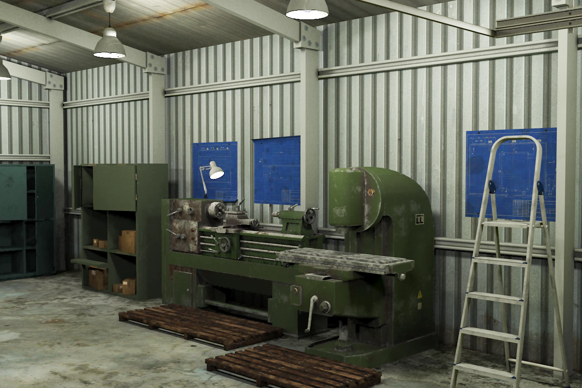 workshop 3D Model .c4d .max .obj .3ds .fbx .stl .blend