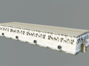 vecchio interno della fabbrica Modello 3D