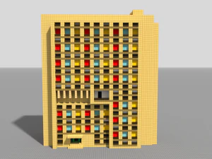 소련 건물 3D 모델