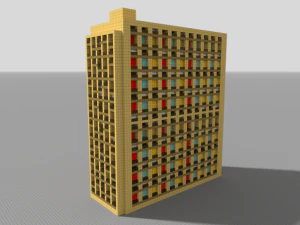 soviet building 3D Model