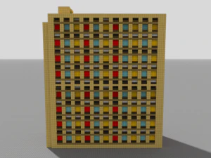 soviet building 3D Model