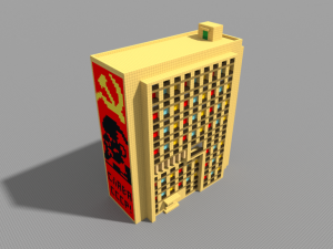 soviet building 3D-Modell