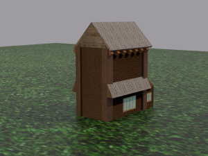medieval house Modelo 3D