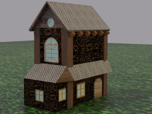 medieval house 3D Model