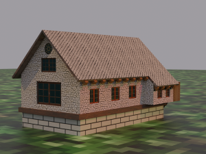 medieval village house Modelo 3D