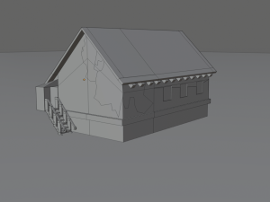 medieval village house 3Dモデル