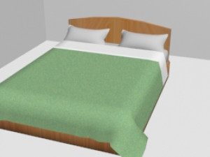 bed 3ds max Modelo 3D