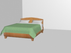 bed 3ds max 3D 模型