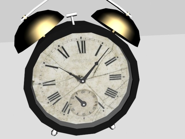 alarm Model 3D .c4d .max .obj .3ds .fbx .stl .blend 