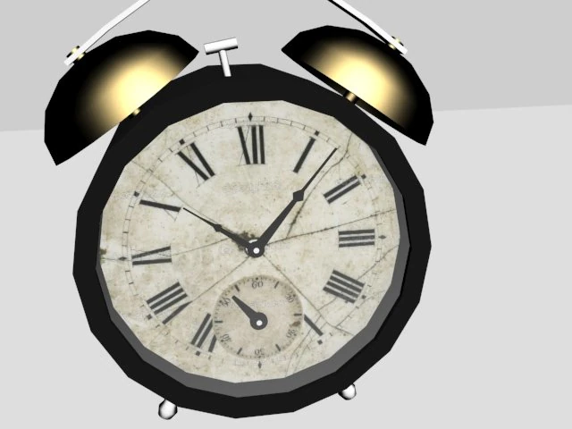 alarm 3D Model .c4d .max .obj .3ds .fbx .stl .blend 