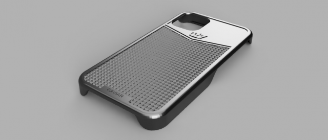 a hard-shell case for an iphone 11 Modello di stampa 3D .c4d .max .obj .3ds .fbx .stl .blend 