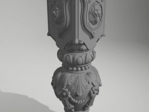 CNC 台球桌腿 3D 模型