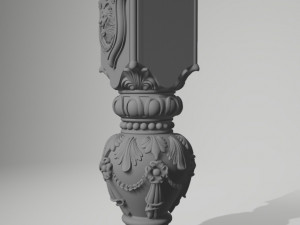 leg of the pool table for cnc 3D Model