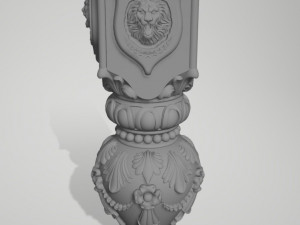 leg of the pool table for cnc 3D Model