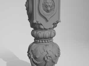 leg of the pool table for cnc 3D Model