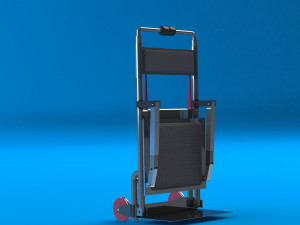Folding chair-trolley Model 3D