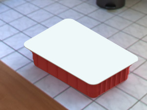 Plastic box-container 3D Принт Модель