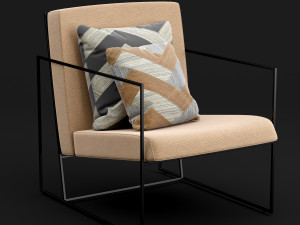 modern armchair 3D-Modell