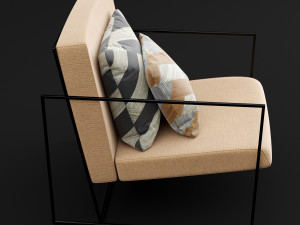 modern armchair 3D Model