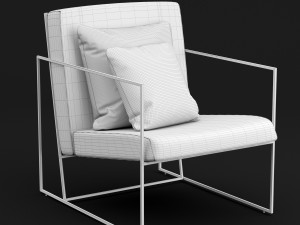 modern armchair 3D Model