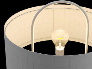 lampu meja modern Model 3D