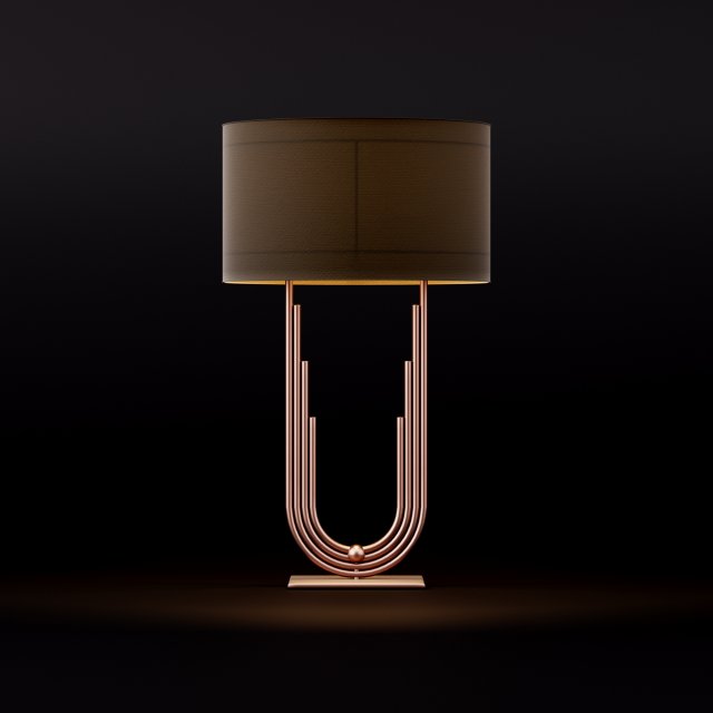 lamp art deco 3D Modell .c4d .max .obj .3ds .fbx .stl .blend