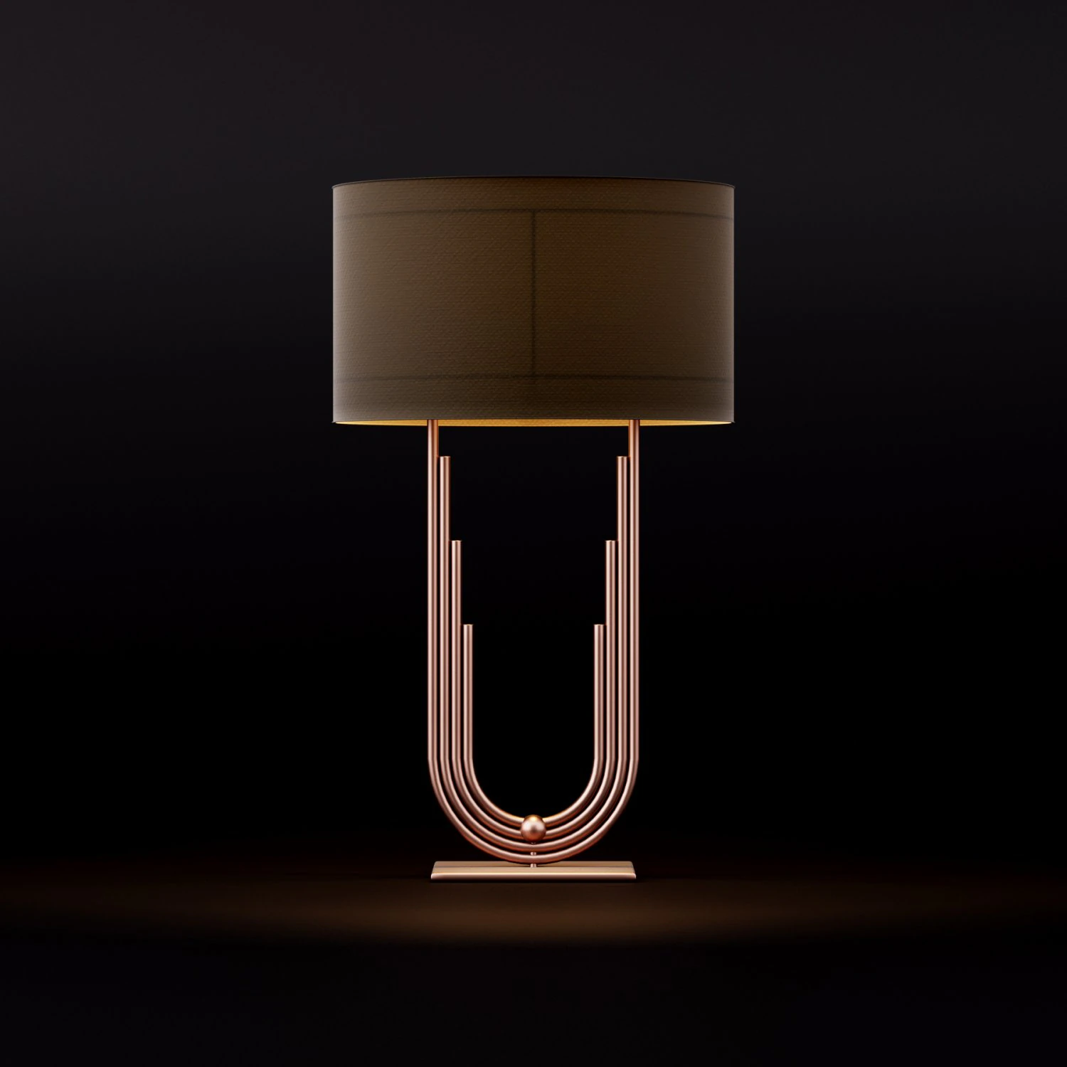 lamp art deco 3D Model .c4d .max .obj .3ds .fbx .stl .blend 