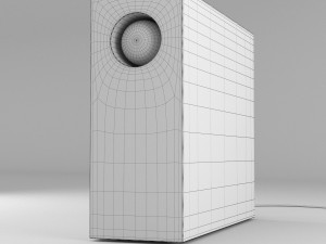 concrete table light Model 3D