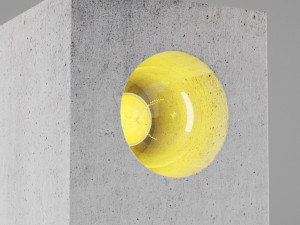 concrete table light Model 3D