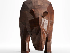 rhinoceros low poly 3D Model