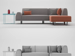 sectional sofa portland 3D Model