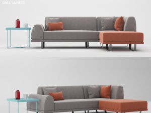 sectional sofa portland 3D Модель