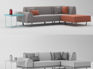 sectional sofa portland 3D Модель