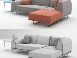 sectional sofa portland 3D Model