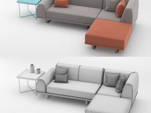 sectional sofa portland 3D Модель