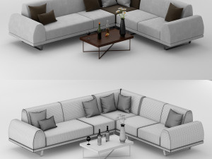 sectional sofa portland 2 Model 3D