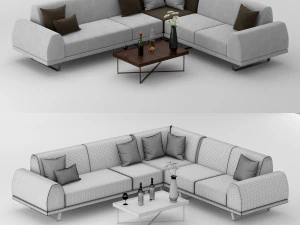 sectional sofa portland 2 3D Model